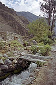 Ollantaytambo, the archeological complex, carved stone fountains